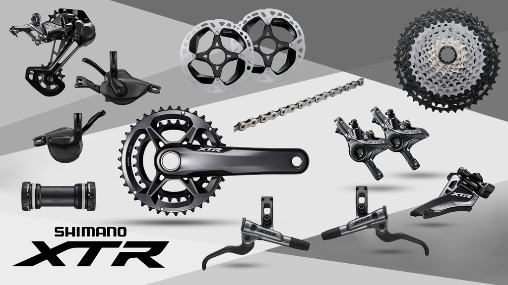 Group Set MTB SHIMANO XTR M9100 M9120 2x12 Hydraulic Neo Zigma